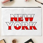 New York Poland Cosmetic Bag (XXXL) Back