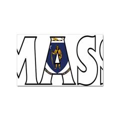 Massachusetts Sticker 10 Pack (rectangle)