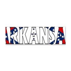 Arkansas Bumper Sticker by worldbanners