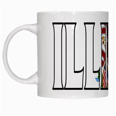 Illinois White Coffee Mug