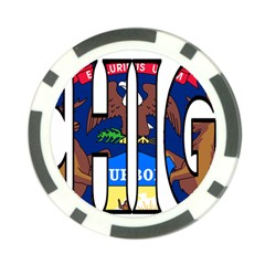 Michigan Poker Chip