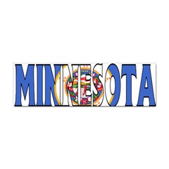 Minnesota Bumper Sticker 10 Pack