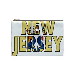 New Jersey Cosmetic Bag (medium) by worldbanners