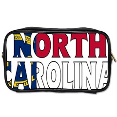 N Carolina Travel Toiletry Bag (one Side) by worldbanners