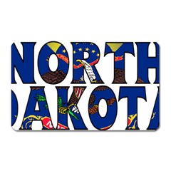 North Dakota Magnet (rectangular)