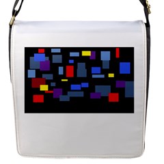 Contempt Flap Closure Messenger Bag (small) by StephentKent