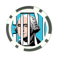 Washington Poker Chip by worldbanners