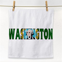 Washington Face Towel by worldbanners