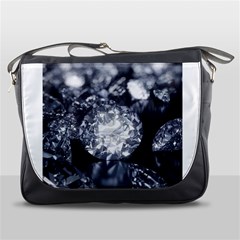 15661082 Shiny Diamonds Background Messenger Bag by StephentKent