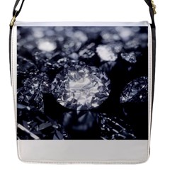 15661082 Shiny Diamonds Background Flap Closure Messenger Bag (small) by StephentKent