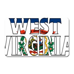 West Va Magnet (rectangular) by worldbanners