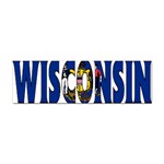 Wisconsin Bumper Sticker 100 Pack Front