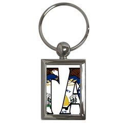 Utah Key Chain (rectangle)