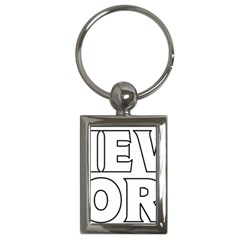 New York France Key Chain (rectangle)