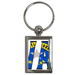 Nevada Key Chain (rectangle) by worldbanners