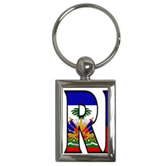 Florida Haiti Key Chain (rectangle)