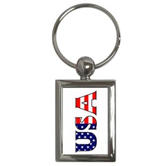 Usa Key Chain (rectangle) by worldbanners