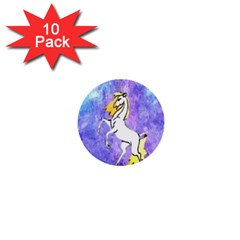 Framed Unicorn 1  Mini Button (10 Pack)