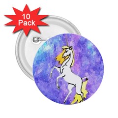 Framed Unicorn 2 25  Button (10 Pack) by mysticalimages