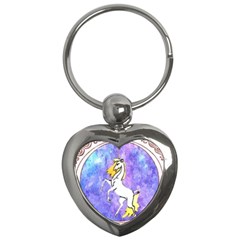 Framed Unicorn Key Chain (heart)