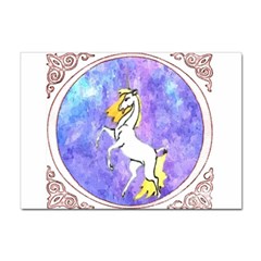 Framed Unicorn A4 Sticker 10 Pack by mysticalimages