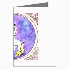 Framed Unicorn Greeting Card by mysticalimages