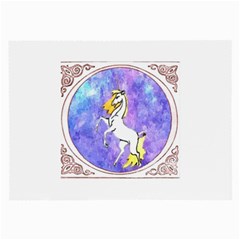 Framed Unicorn Glasses Cloth (large, Two Sided) by mysticalimages