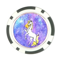 Framed Unicorn Poker Chip by mysticalimages