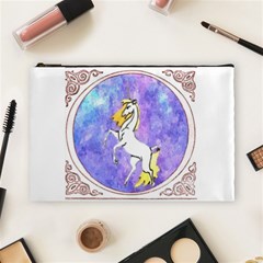 Framed Unicorn Cosmetic Bag (large) by mysticalimages