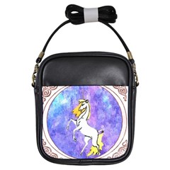 Framed Unicorn Girl s Sling Bag