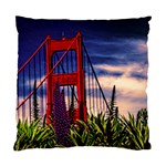 S F Golden Gate Bridge Cushion Case (Two Sides) Front