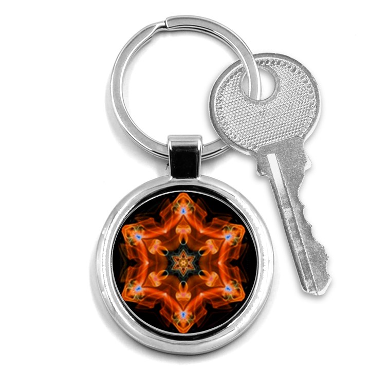 Smoke Art 1 Key Chain (Round)