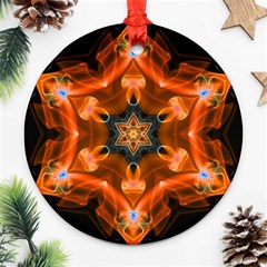 Smoke Art 1 Round Ornament (two Sides) by smokeart