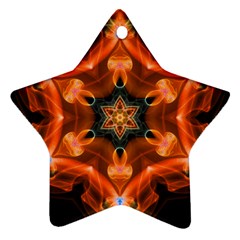 Smoke Art 1 Star Ornament (two Sides)