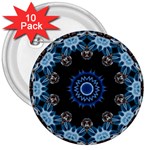 Smoke art 2 3  Button (10 pack) Front