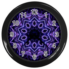 Smoke Art (2) Wall Clock (black)