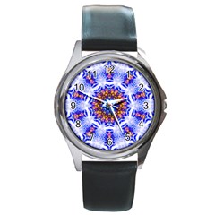 Smoke Art  (6) Round Metal Watch (silver Rim) by smokeart