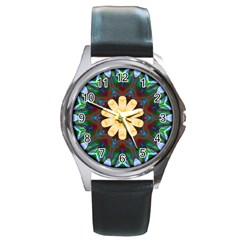 Smoke Art  (9) Round Metal Watch (silver Rim) by smokeart