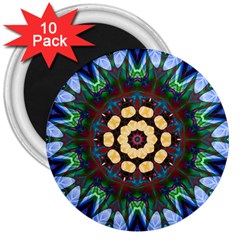 Smoke Art  (10) 3  Button Magnet (10 Pack) by smokeart