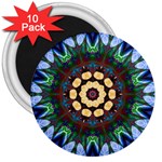 Smoke art  (10) 3  Button Magnet (10 pack) Front