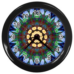 Smoke Art  (10) Wall Clock (black)