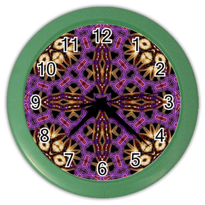 Smoke Art  (11) Wall Clock (Color)