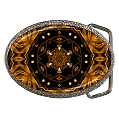  Smoke Art (13) Belt Buckle (oval)