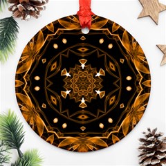  Smoke Art (13) Round Ornament (two Sides) by smokeart