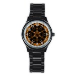  Smoke art (13) Sport Metal Watch (Black) Front