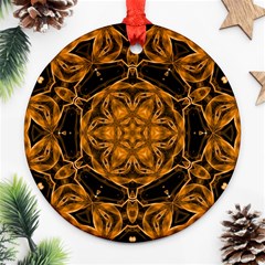  Smoke Art (14) Round Ornament (two Sides) by smokeart