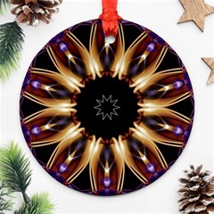  Smoke Art (17) Round Ornament (two Sides) by smokeart