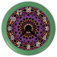 Smoke Art (18) Wall Clock (color)