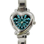 Smoke art (21) Heart Italian Charm Watch  Front