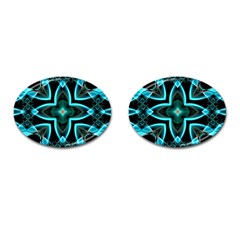 Smoke art (21) Cufflinks (Oval)